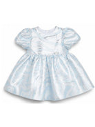 Abito per neonata Emilio Pucci Junior azzurro con finitura metallizzata PZ1101 S0273 600AG EMILIO PUCCI KIDS 