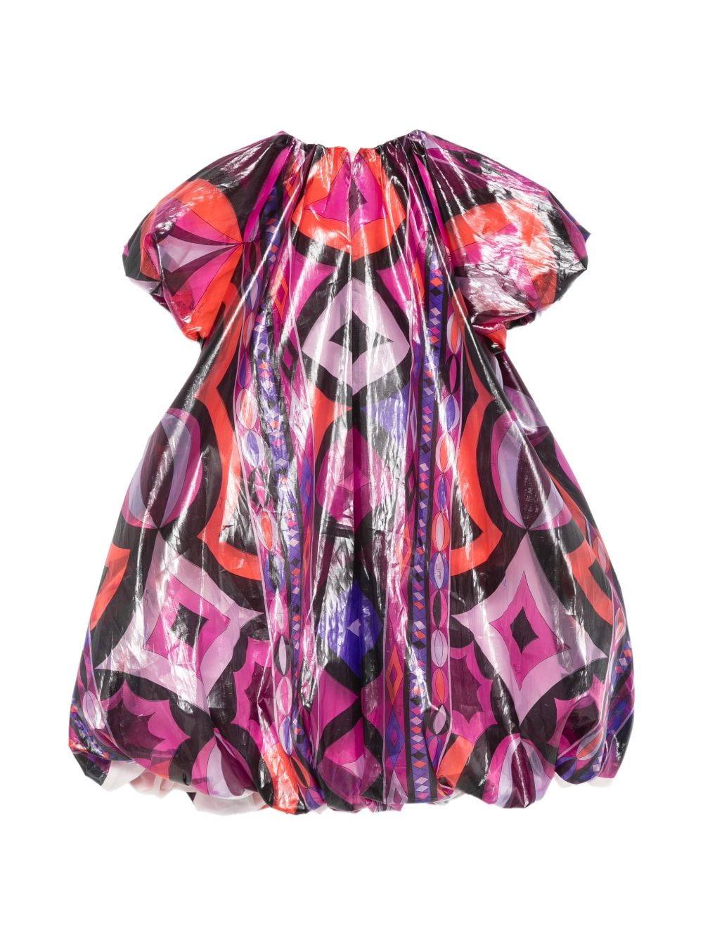 Abito per bambina Emilio Pucci Kids multicolor stampa grafica geometrica<BR/> PZ1B81 S0277 930MC EMILIO PUCCI KIDS 
