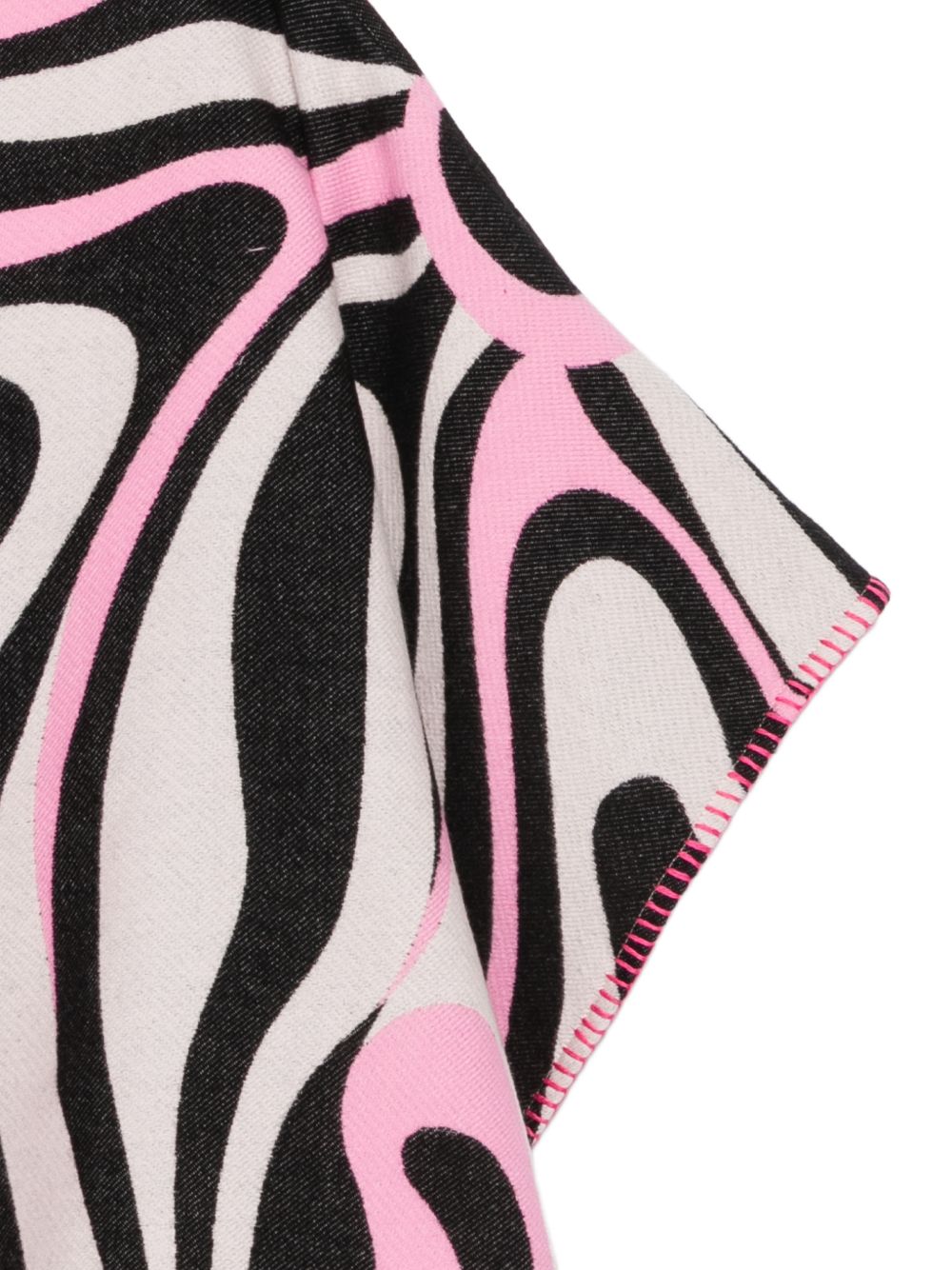 Poncho per bambina Emilio Pucci Kids multicolore con stampa grafica Iride all-over PZ2B00 E0267 515NE EMILIO PUCCI KIDS 