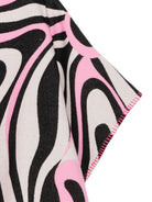 Poncho per bambina Emilio Pucci Kids multicolore con stampa grafica Iride all-over PZ2B00 E0267 515NE EMILIO PUCCI KIDS 