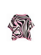 Poncho per bambina Emilio Pucci Kids multicolore con stampa grafica Iride all-over PZ2B00 E0267 515NE EMILIO PUCCI KIDS 