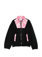 Giubbino per bambina Emilio Pucci Kids nero con stampa Iride PZ4B00 U0308 930RS EMILIO PUCCI KIDS 