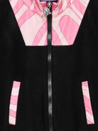 Giubbino per bambina Emilio Pucci Kids nero con stampa Iride PZ4B00 U0308 930RS EMILIO PUCCI KIDS 