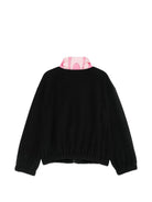 Giubbino per bambina Emilio Pucci Kids nero con stampa Iride PZ4B00 U0308 930RS EMILIO PUCCI KIDS 