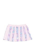 Gonna per neonata Emilio Pucci Junior rosa con dettagli con volant PZ7001 Z3278 51S EMILIO PUCCI KIDS 