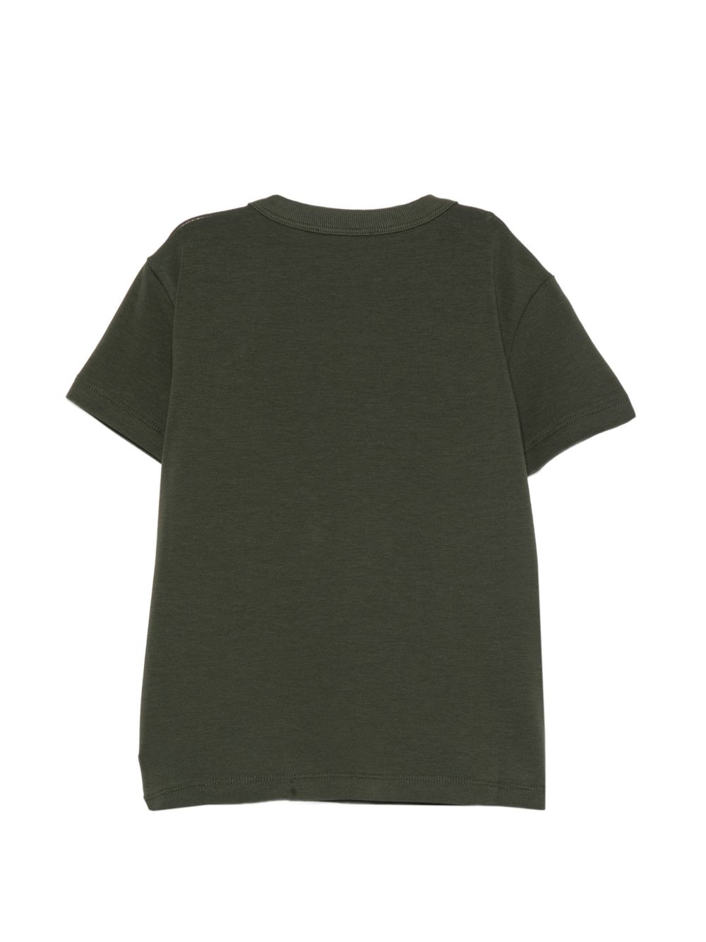 T-shirt per bambina Emilio Pucci Kids verde con logo ricamato sul davanti PZ8B31 Z3277 70JFU EMILIO PUCCI KIDS 