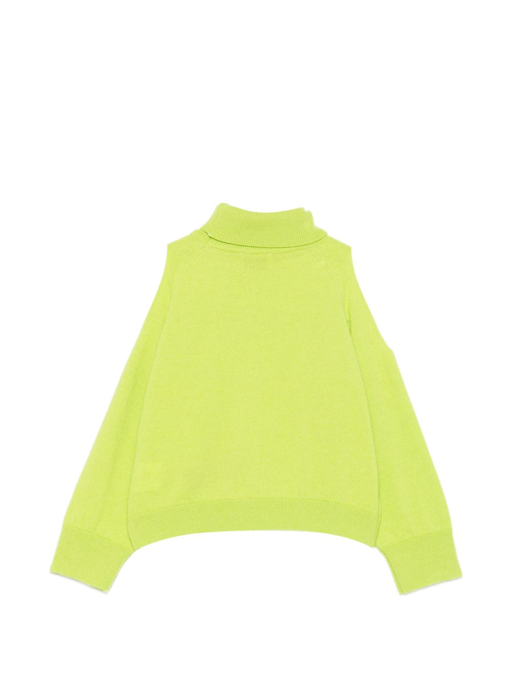 Maglione per bambina Emilio Pucci Kids verde con logo ricamato sul davanti PZ9A00 Z2362 784 EMILIO PUCCI KIDS 
