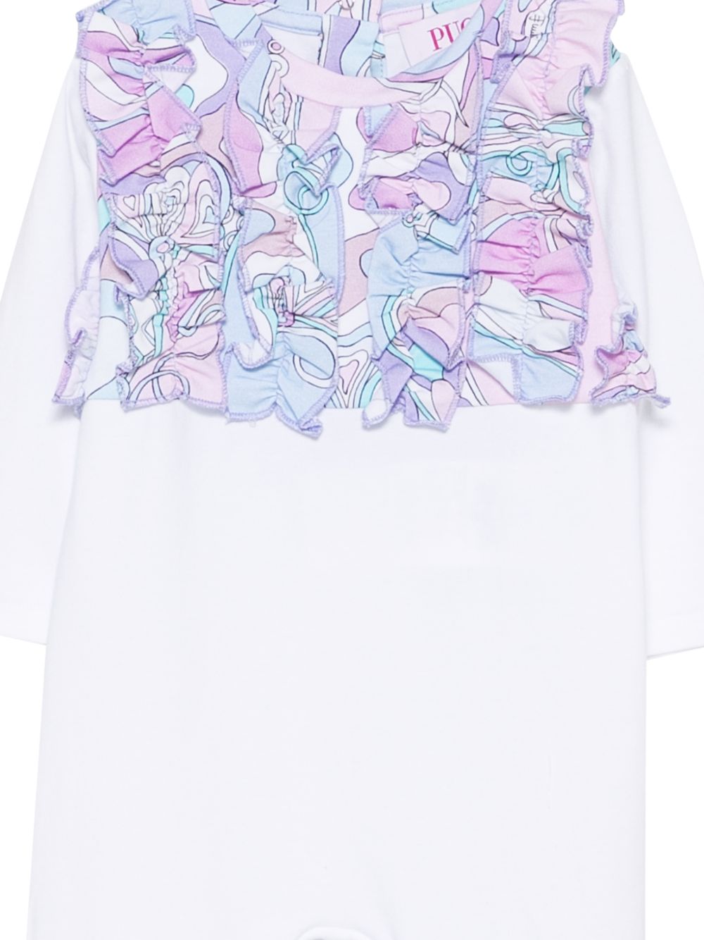 Set tutina e cappellino per neonata Emilio Pucci Kids multicolore con dettagli con ruches PZB000 Z3277 100RS EMILIO PUCCI KIDS 