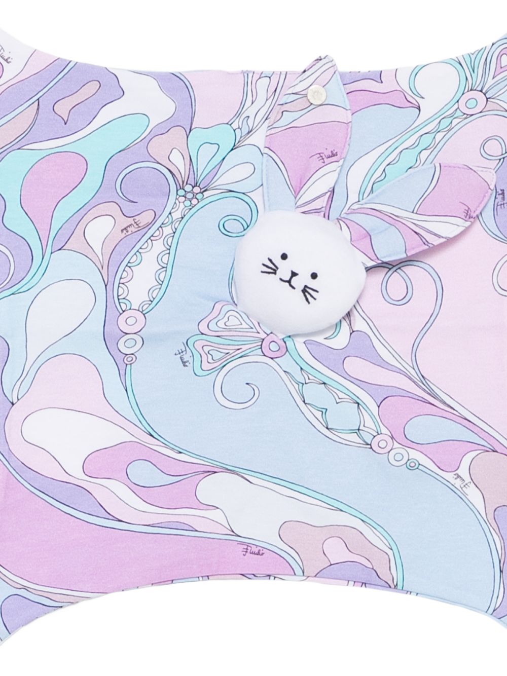 Set tutina e doudou per neonata Emilio Pucci Kids viola con stampa grafica all-over PZB010 Z3344 51SCE EMILIO PUCCI KIDS 