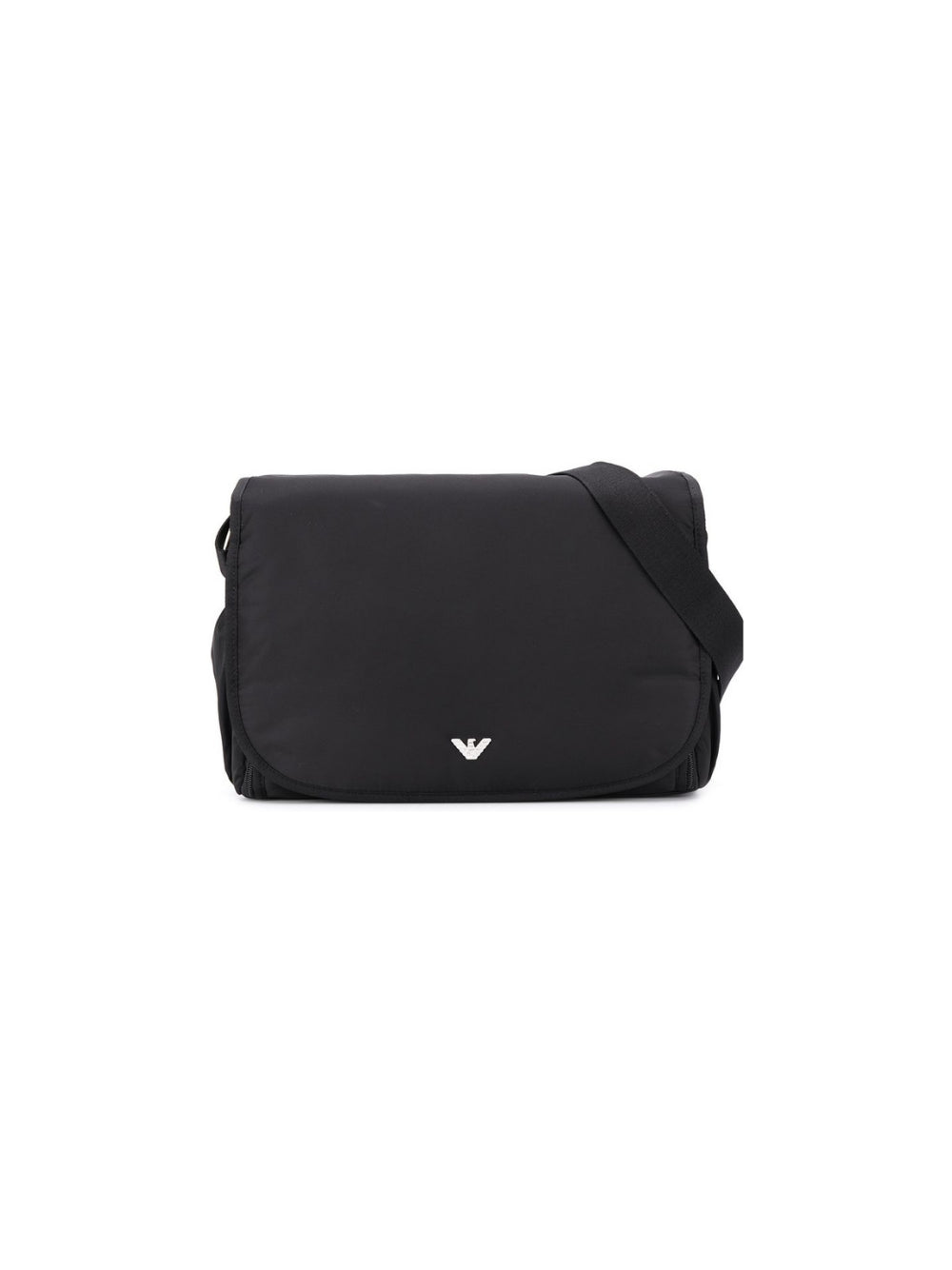 Borsa fasciatoio per neonati Emporio Armani Kids nera con placca con logo 402145 CC904 00020 EMPORIO ARMANI KIDS 