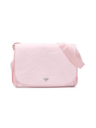Borsa fasciatoio per neonati Emporio Armani Kids rosa con placca con logo 402145 CC904 00070 EMPORIO ARMANI KIDS 