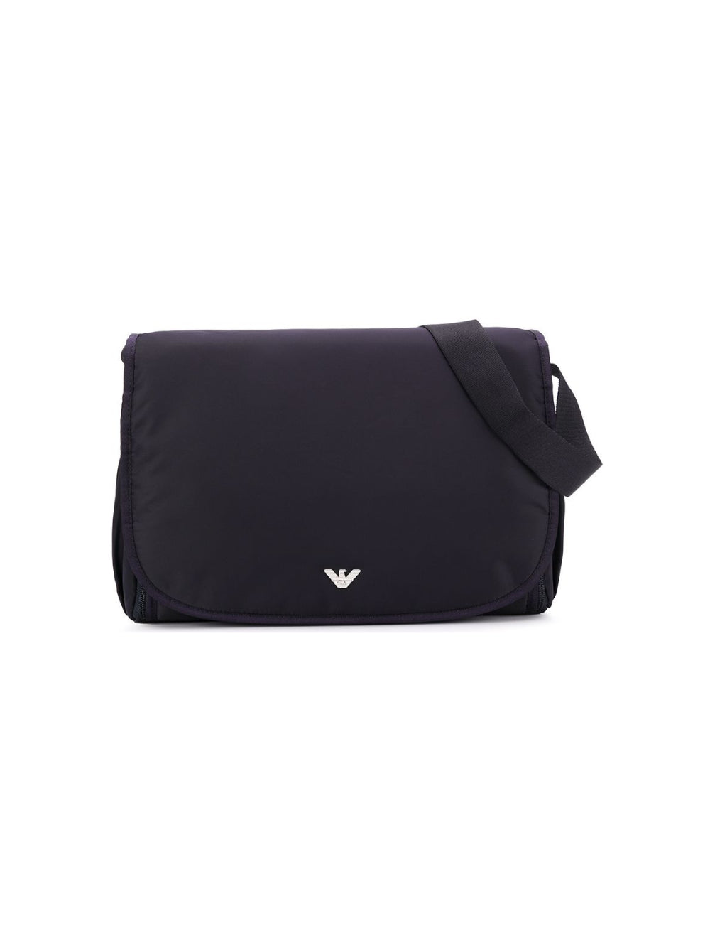Borsa fasciatoio per neonati Emporio Armani Kids nera con placca con logo sul davanti 402145 CC904 06935 EMPORIO ARMANI KIDS 