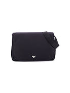 Borsa fasciatoio per neonati Emporio Armani Kids nera con placca con logo sul davanti 402145 CC904 06935 EMPORIO ARMANI KIDS 