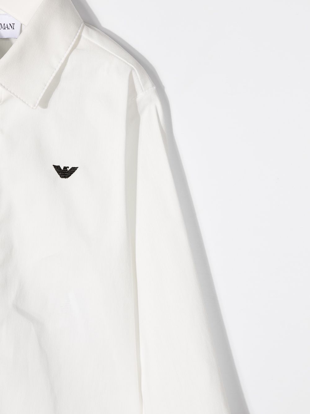 Completo tre pezzi per neonato Emporio Armani Kids bianco e nero con logo ricamato 6HH810 4N3FZ 0999 EMPORIO ARMANI KIDS 