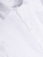 Camicia per bambino Emporio Armani Kids bianca con logo jacquard 8N4C09 1N06Z 0100 EMPORIO ARMANI KIDS 