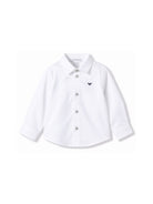 Camicia per neonato Emporio Armani Kids bianca con logo 8NHC01 4NGDZ 0100 EMPORIO ARMANI KIDS 