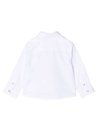 Camicia per neonato Emporio Armani Kids bianca con logo 8NHC01 4NGDZ 0100 EMPORIO ARMANI KIDS 
