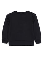 Felpa per bambino Emporio Armani Kids blu con logo aquila sul davanti EB000302 AF14681 MB053 EMPORIO ARMANI KIDS 