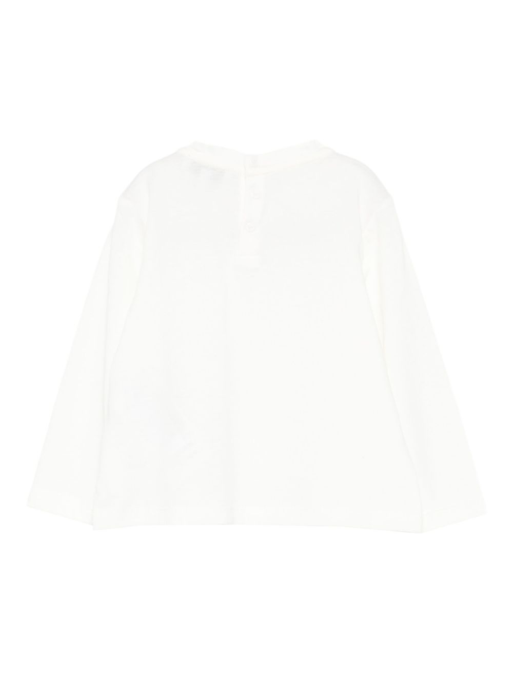 T-shirt per neonato Emporio Armani Kids bianca con logo Aquila sul davanti EB000418 AF15013 M0134 EMPORIO ARMANI KIDS 