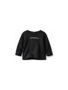 T-shirt per neonato Emporio armani nera a maniche lunghe EB000418 AF15013 MB005 EMPORIO ARMANI KIDS 