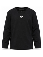 T-shirt a maniche lunghe Emporio Armani Kids bl navy con stampa logo EB000420 AF15013 MB250 EMPORIO ARMANI KIDS 