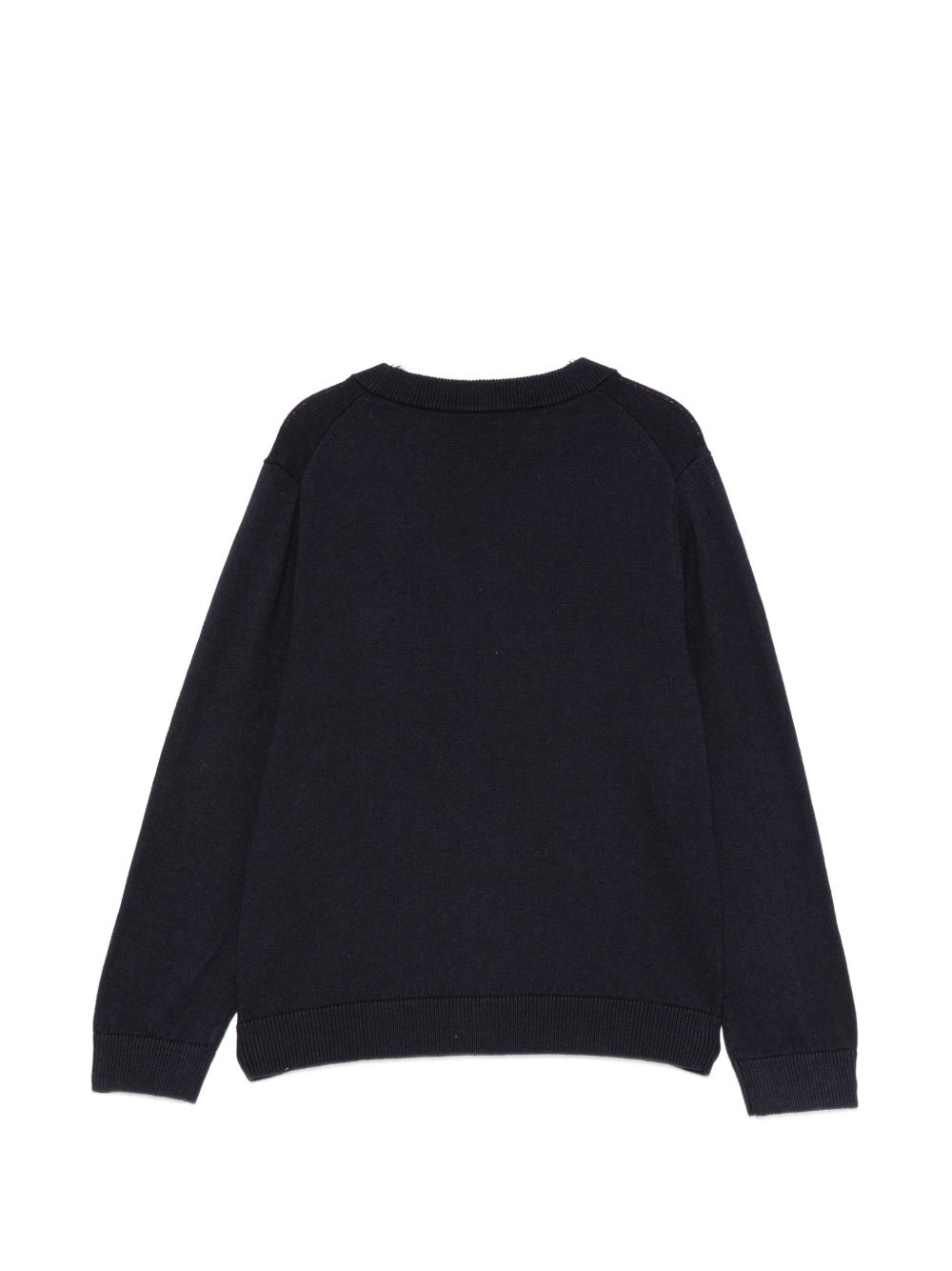 Cardigan per bambino Emporio Armani Kids blu con toppa con logo EB000437 AF28773 UB118 EMPORIO ARMANI KIDS 
