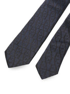 Cravatta per bambino Emporio Armani Kids blu navy con effetto jacquard EB000843 AF30924 FB058 EMPORIO ARMANI KIDS 