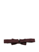 Papillon per bambino Emporio Armani Kids bordeaux con effetto jacquard EB000846 AF30924 F6017 EMPORIO ARMANI KIDS 
