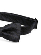 Papillion per bambino Emporio Armani Kids blu navy con logo jacquard EB000846 AF30924 FB058 EMPORIO ARMANI KIDS 
