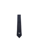 Cravatta per bambino Emporio Armani Kids blu navy con logo ricamato sul davanti EB000850 AF19463 UB137 EMPORIO ARMANI KIDS 