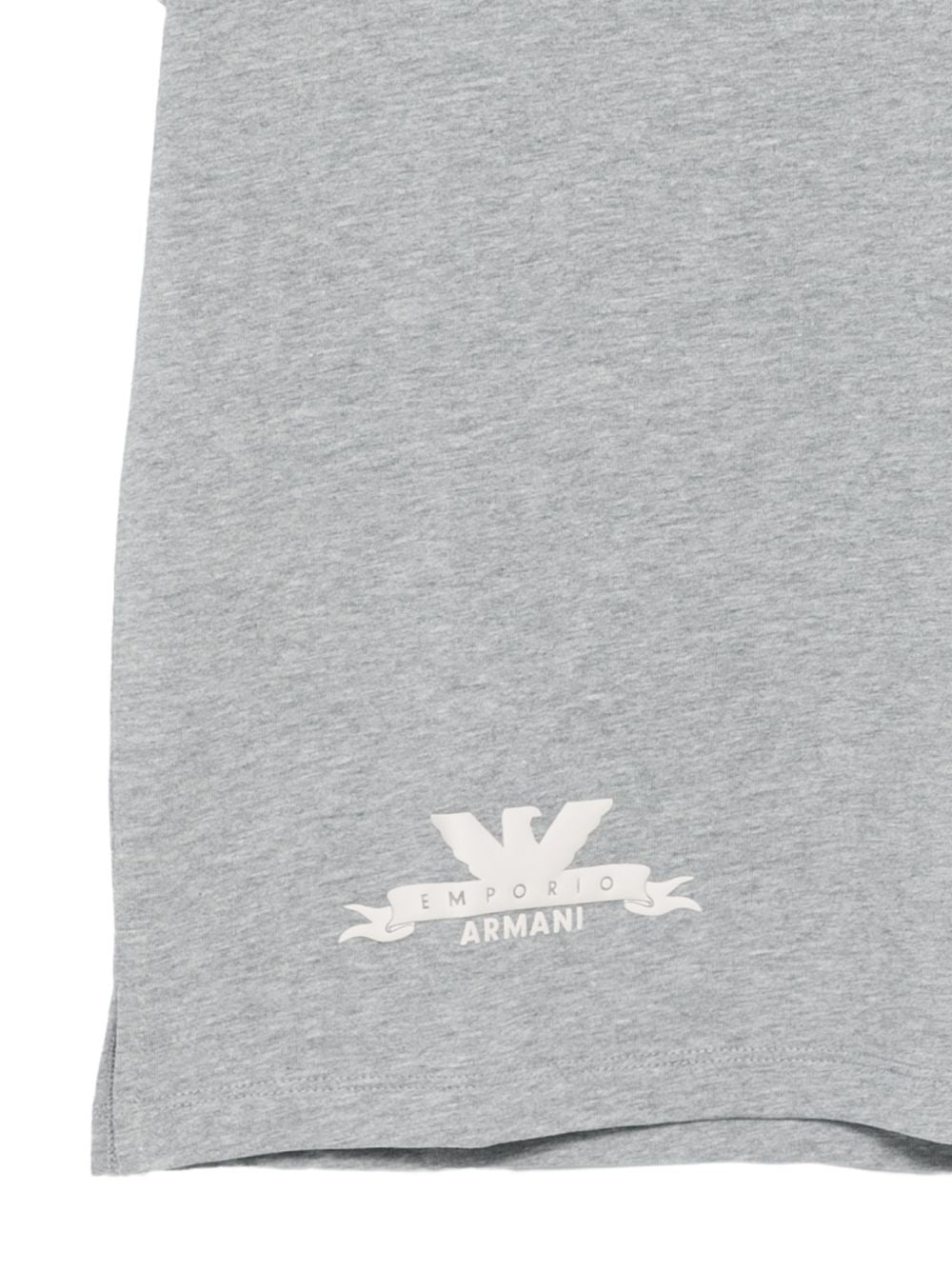 T-shirt per bambino Emporio Armani Kids grigia con stampa grafica logo EB001362 AF13715 O8042 EMPORIO ARMANI KIDS 