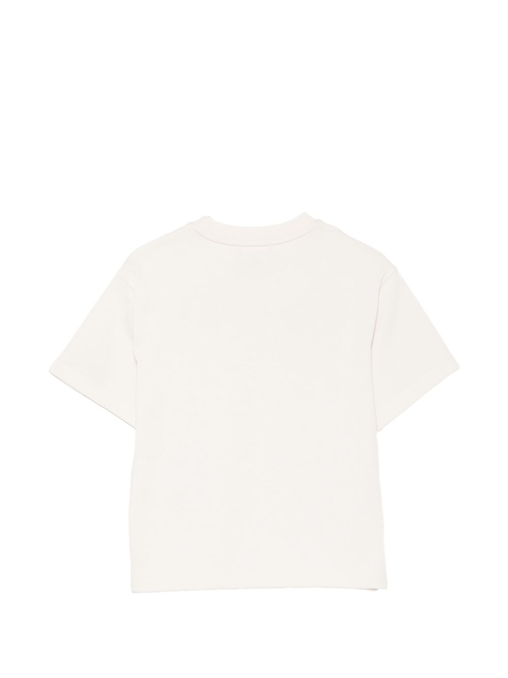 T-shirt per bambino Emporio Armani Kids bianca opaca con stampa logo sul davanti EB001362 AF13715 U1009 EMPORIO ARMANI KIDS 