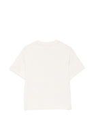 T-shirt per bambino Emporio Armani Kids bianca opaca con stampa logo sul davanti EB001362 AF13715 U1009 EMPORIO ARMANI KIDS 