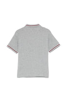 T-shirt per bambino Emporio Armani Kids grigia con logo applicato sul davanti EB001381 AF13715 O8042 EMPORIO ARMANI KIDS 