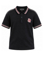 T-shirt per bambino Emporio Armani Kids grigia con logo applicato sul davanti EB001381 AF13715 O8042 EMPORIO ARMANI KIDS 