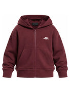 Felpa per bambino Emporio Armani Kids bordeaux con patch del logo sul retro EB001391 AF26020 UA343 EMPORIO ARMANI KIDS 
