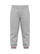 Pantatuta per bambino Emporio Armani Kids grigio con logo ricamato sul davanti EB001400 AF10126 O8042 EMPORIO ARMANI KIDS 