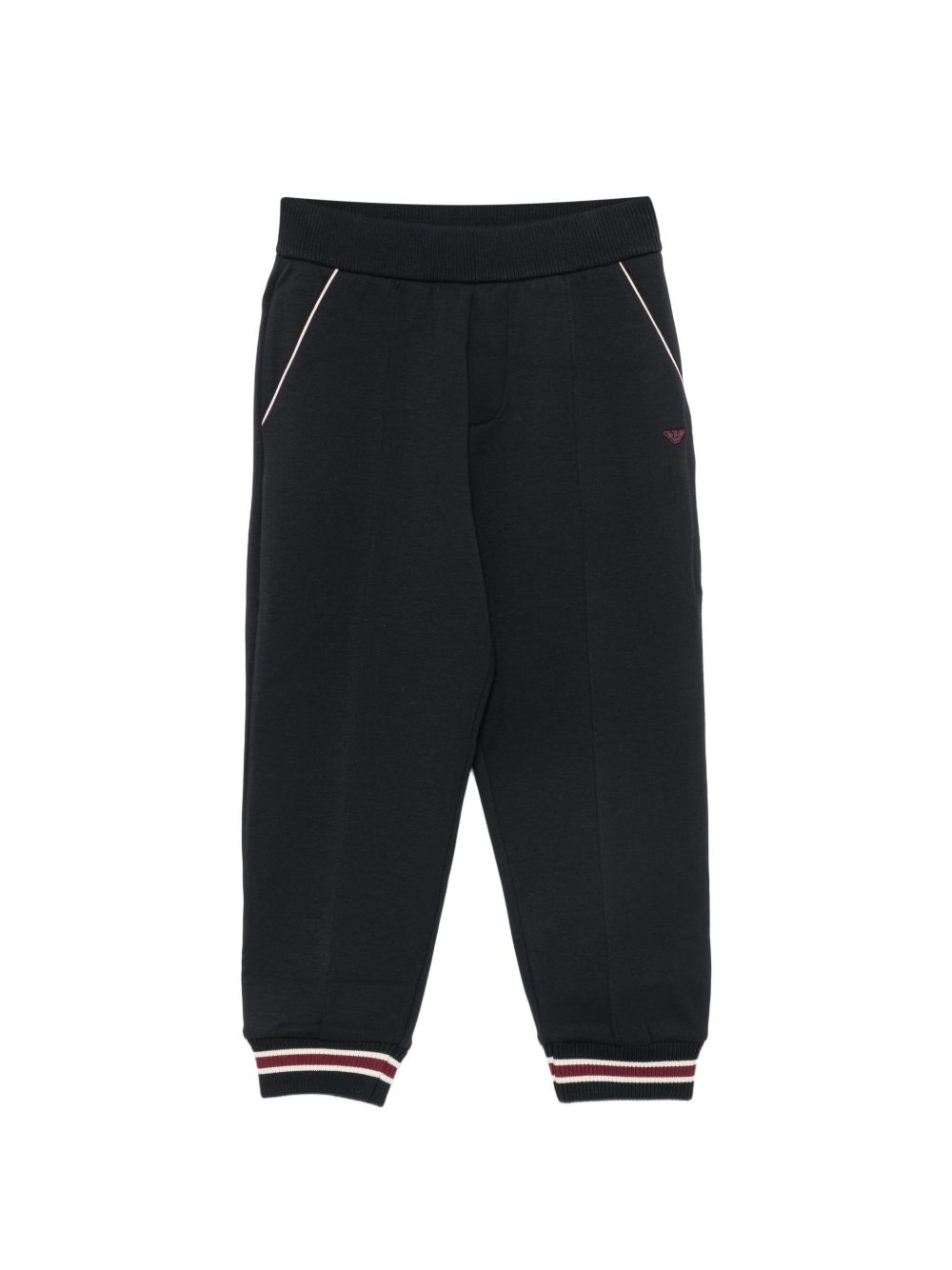 Pantatuta per bambino Emporio Armani Kids blu con applicazione laterale con logo EB001400 AF10126 UB118 EMPORIO ARMANI KIDS 