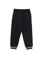 Pantatuta per bambino Emporio Armani Kids blu con applicazione laterale con logo EB001400 AF10126 UB118 EMPORIO ARMANI KIDS 