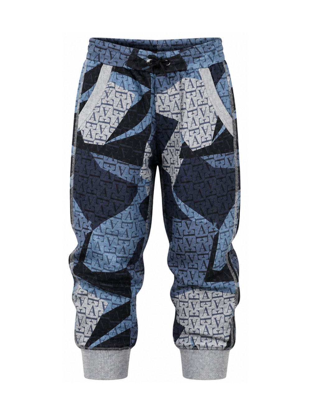 Pantatuta per bambino Emporio Armani Kids multicolore con stampa logo all-over EB001403 AF26055 F8266 EMPORIO ARMANI KIDS 