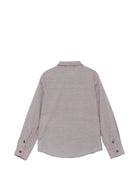 Camicia per bambino Emporio Armani Kids rosa chiaro con motivo a quadri EB001426 AF25922 F6016 EMPORIO ARMANI KIDS 