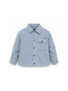 Giacca per bambino Emporio Armani Kids azzurro chiaro con colletto classico EB001428 AF26401 U9366 EMPORIO ARMANI KIDS 