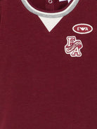 T-shirt per neonato Emporio Armani Kids bordeaux con patta logo EB001439 AF13715 UA343 EMPORIO ARMANI KIDS 