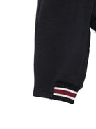 Pantatuta per neonato Emporio Armani Kids nero con logo ricamato sul davanti EB001466 AF10126 UB118 EMPORIO ARMANI KIDS 