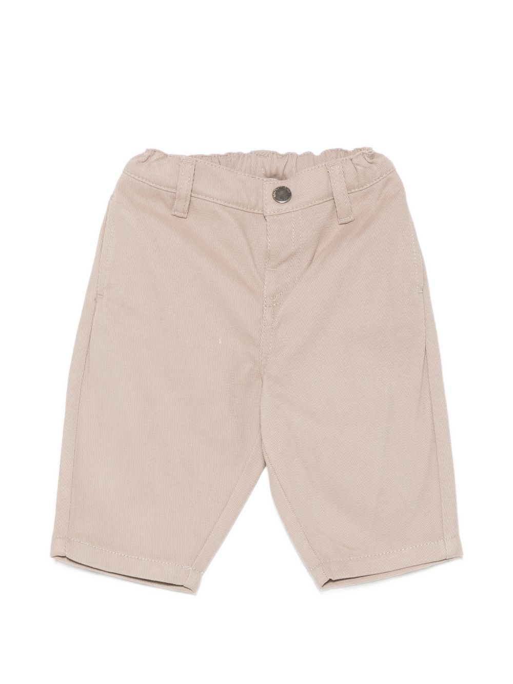 Pantaloni per neonato Emporio Armani Kids beige con due tasche posteriori applicate EB001469 AF25986 U8042 EMPORIO ARMANI KIDS 