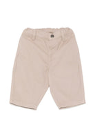 Pantaloni per neonato Emporio Armani Kids beige con due tasche posteriori applicate EB001469 AF25986 U8042 EMPORIO ARMANI KIDS 