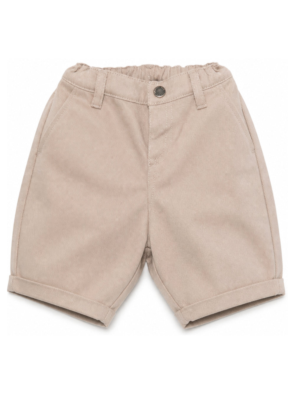 Pantaloni per neonato Emporio Armani Kids beige con due tasche posteriori applicate EB001469 AF25986 U8042 EMPORIO ARMANI KIDS 