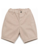 Pantaloni per neonato Emporio Armani Kids beige con due tasche posteriori applicate EB001469 AF25986 U8042 EMPORIO ARMANI KIDS 