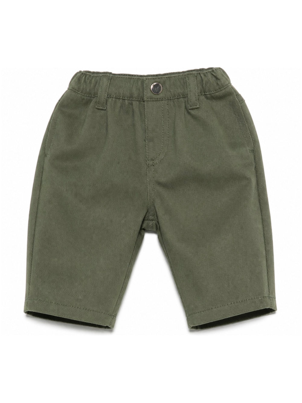 Pantaloni per neonato Emporio Armani Kids verde con applicazione logo EB001469 AF25986 U8114 EMPORIO ARMANI KIDS 