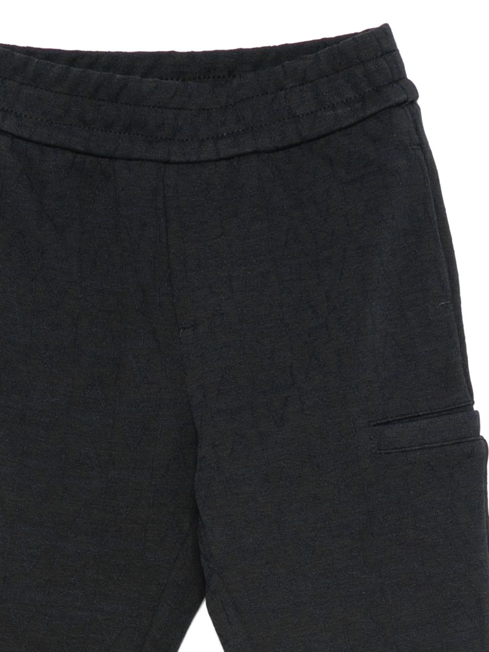 Tutina per neonato Emporio Armani Kids blu scuro con cappuccio classico EB001479 AF20698 UB118 EMPORIO ARMANI KIDS 